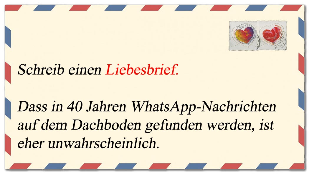 briefumschlag schatten