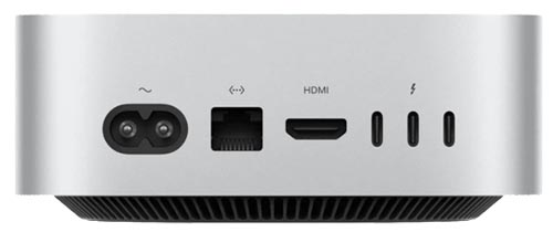 apple mac mini hinten