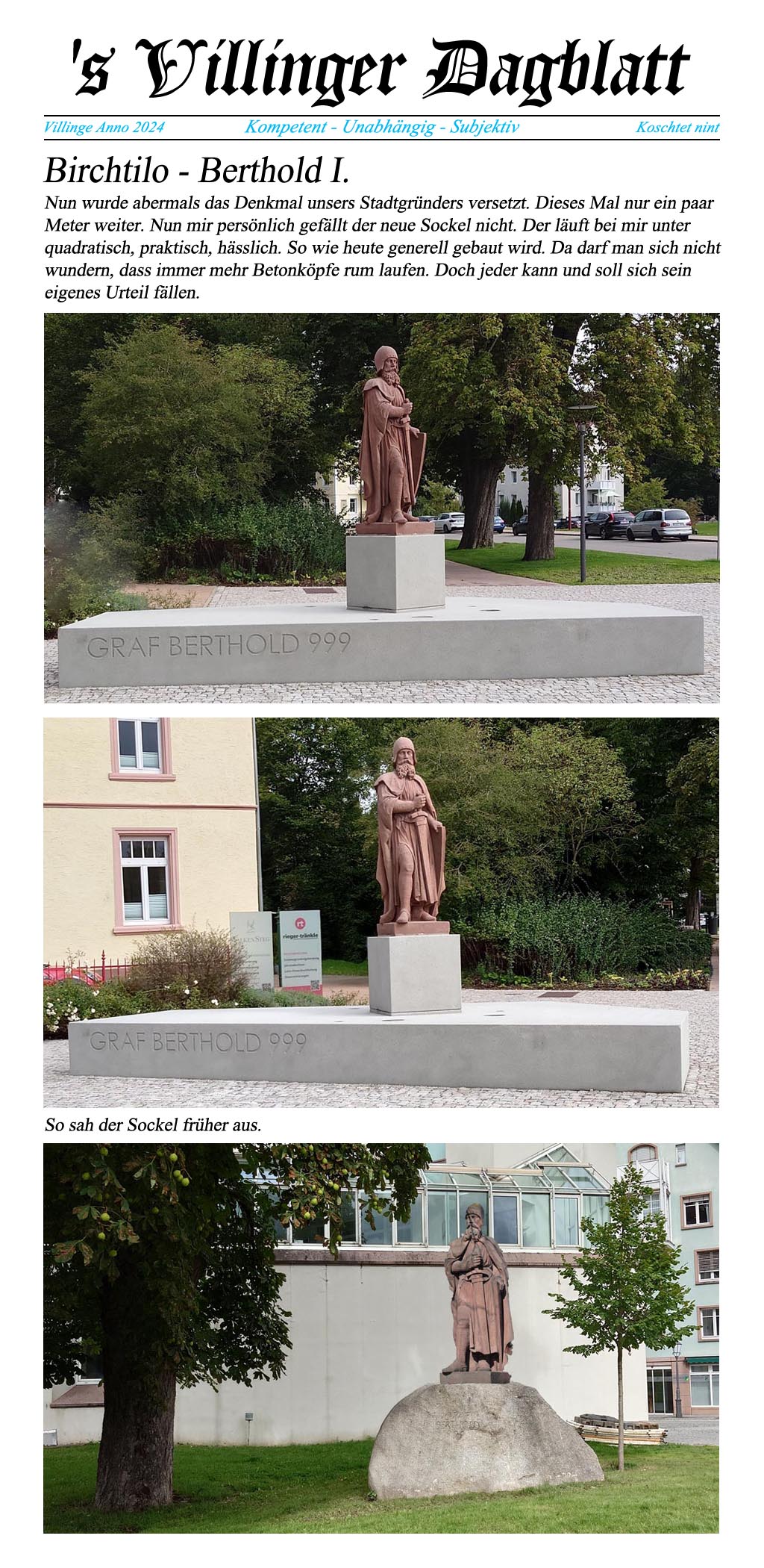 villinger dagblatt berthold