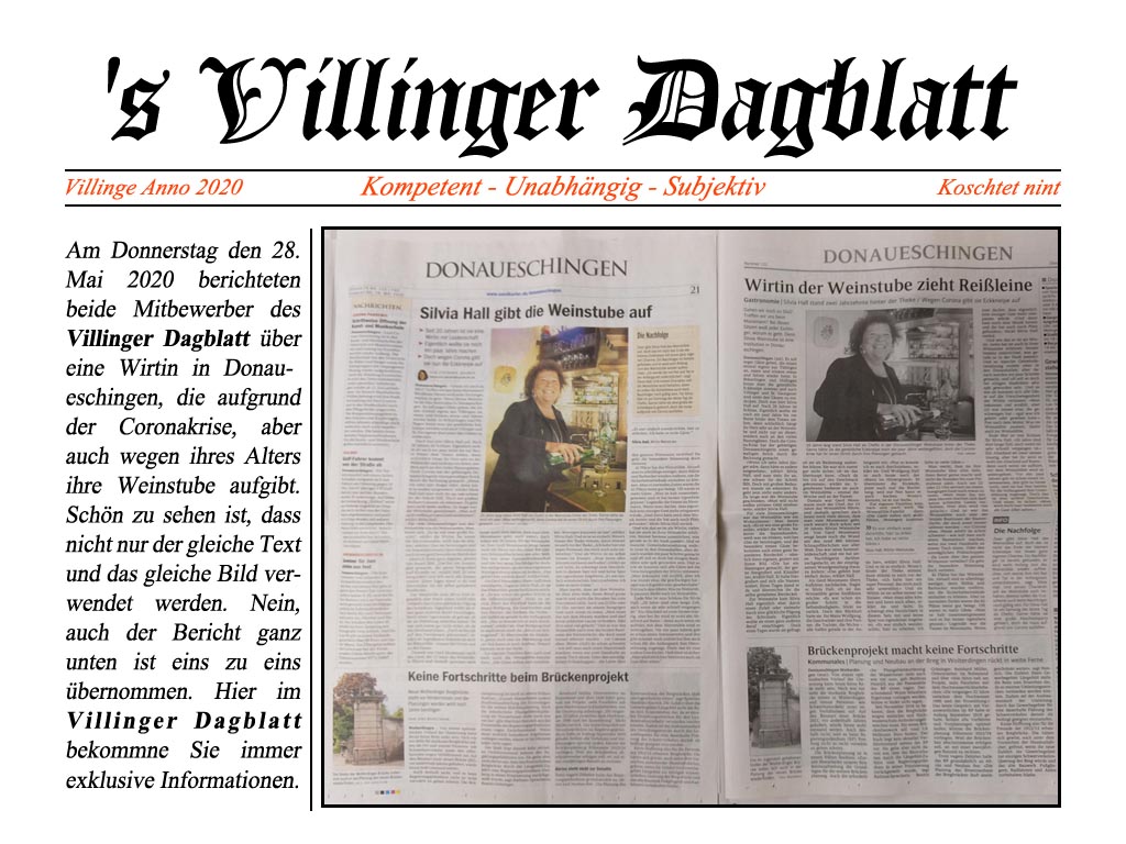 villinger dagblatt wirtin donau