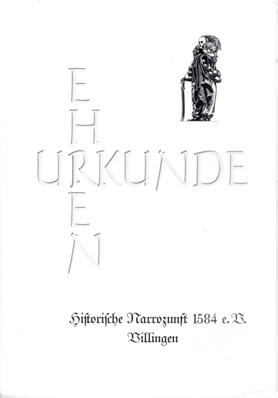 Hülle Ehrenurkunde